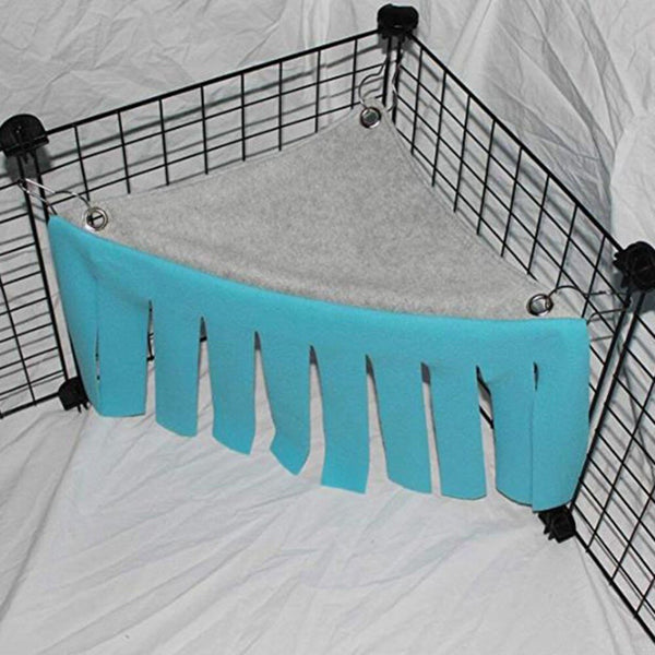 Corner Curtain Hideaway For Guinea Pigs - the-cavy-closet