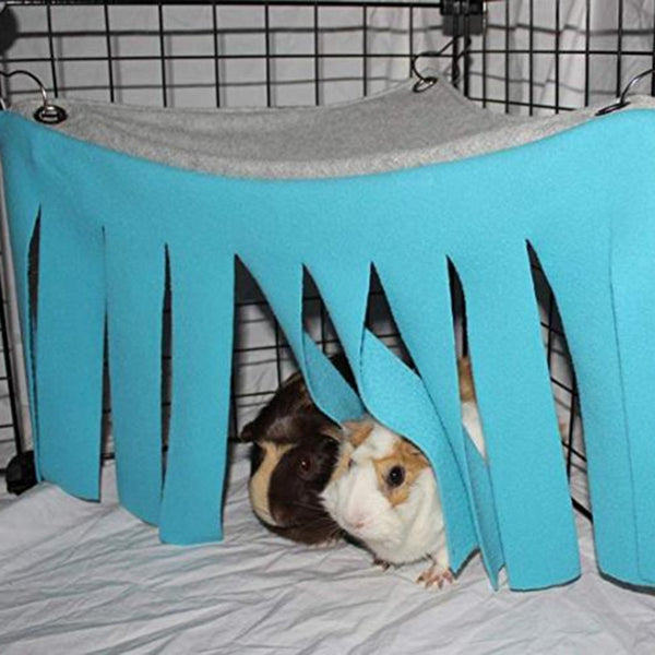 Corner Curtain Hideaway For Guinea Pigs - the-cavy-closet